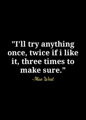 Mae West quotes 