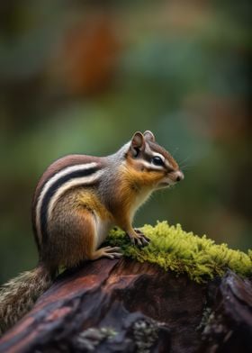 Inquisitive chipmunk