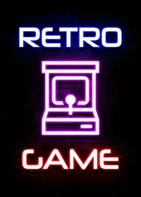 Retro Game Neon Quotes