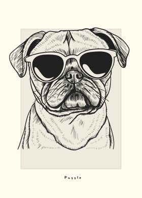 Puggle Illustration