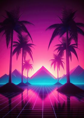 Palm Tree Retrowave