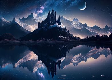 Fantasy gothic castle 