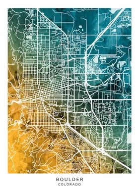 Boulder Colorado Map