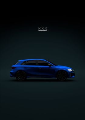 Audi RS3 2021 8Y Blue