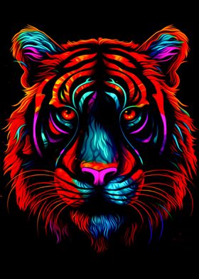 Colorful Tiger