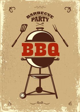 Bbq and grill Poster 