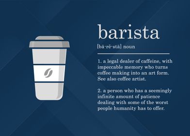 Funny Barista Definition