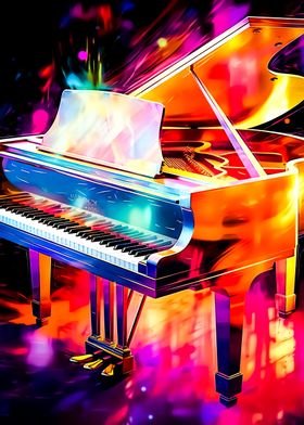 Piano Colorful