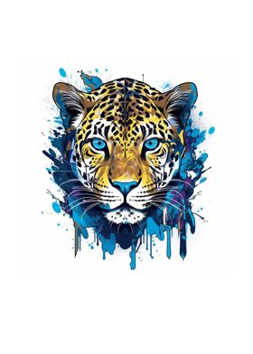 Watercolor Tiger Poster