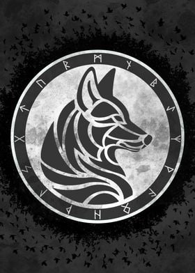 Odin wolf vikings rune