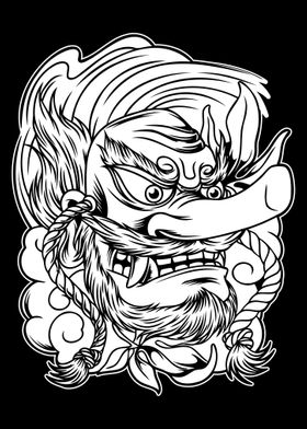 Tengu Japanese Doll bnw 