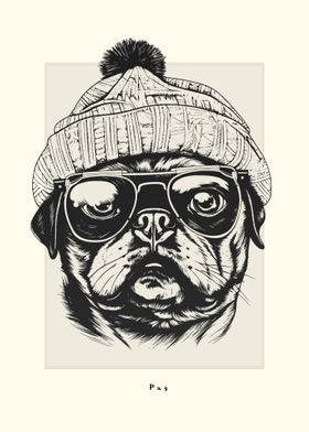 Pug Illustration