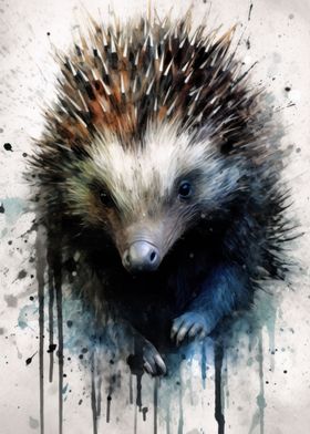 Echidna Beauty Watercolor