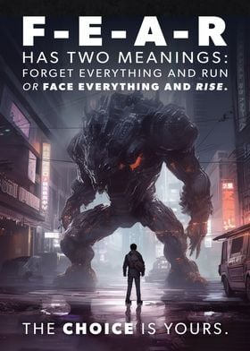 Fear Has Two Meanings