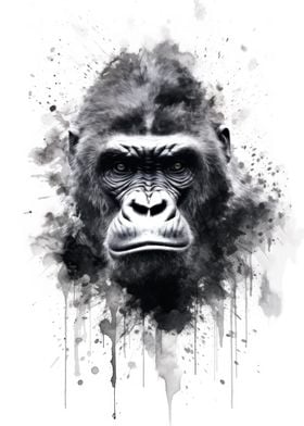 Gorilla Beauty Black Ink