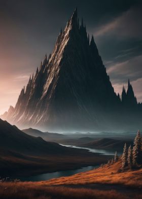 fantasy mountain