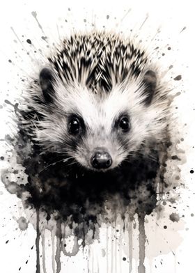 Hedgehog Beauty Black Ink