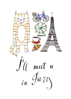 I will meet u in Paris