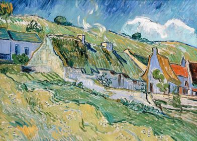 Cottages 1890 van Gogh