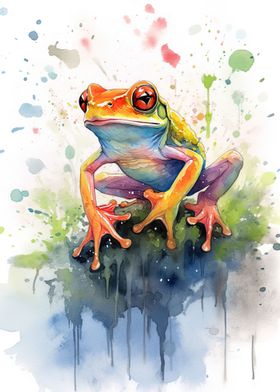 Frog Watercolor