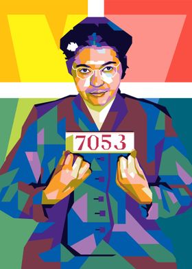 Rosa Parks Pop Art