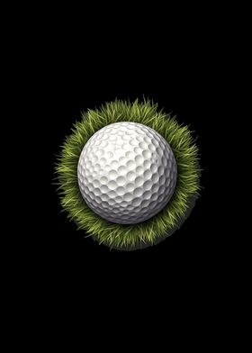 Golf Ball Green Grass