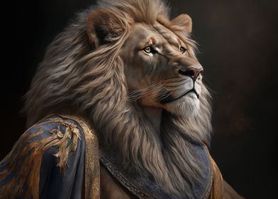 Portrait adult Lion