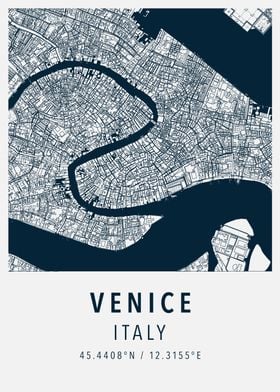 venice simple map