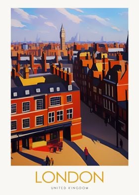 LONDON Travel Poster