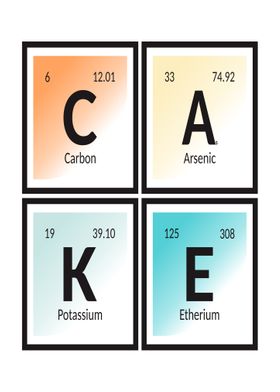 Cake Periodic Table