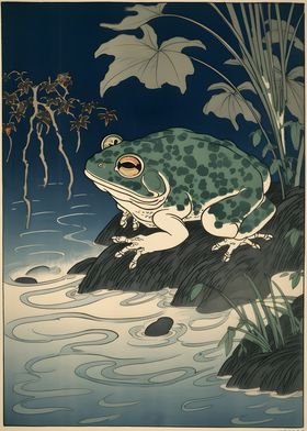 Frog Ukiyo e