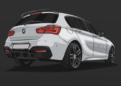 BMW F20 1 Series White