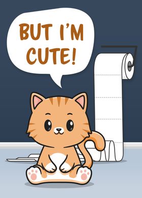 Funny Messy Cat Bathroom