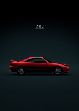 1995 Toyota MR2 GT Red