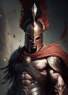 spartan warrior concept art