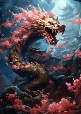 Japanese dragon cherry