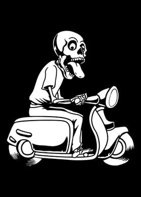 Scooter Bike Skeleton