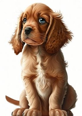 Cocker Spaniel Dog 02