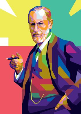 Sigmund Freud Pop Art