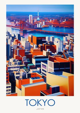 TOKYO Travel Poster