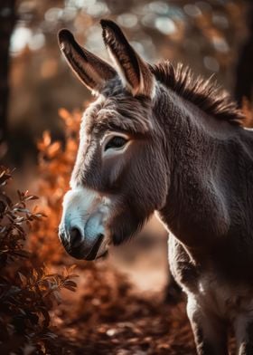 Cute donkey