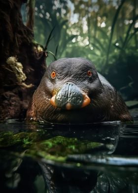 Curious platypus