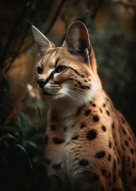 Amazing serval