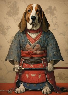 Basset Hound The Samurai