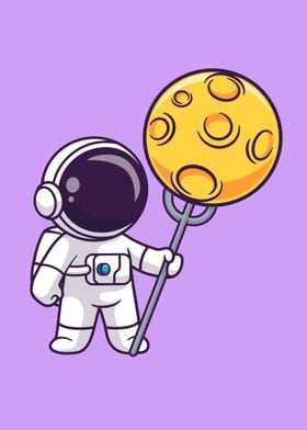 Cute astronaut poke