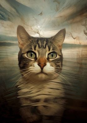 Submerged Kitty