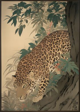 Leopard Ukiyo e