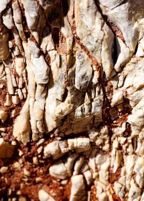 Summer sea rocks close up