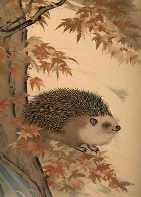 Hedgehog Ukiyo e