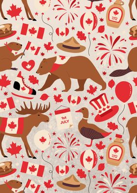 Canadian Day Pattern